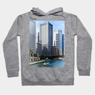 Chicago IL - Chicago River Near Wabash Ave. Bridge Hoodie